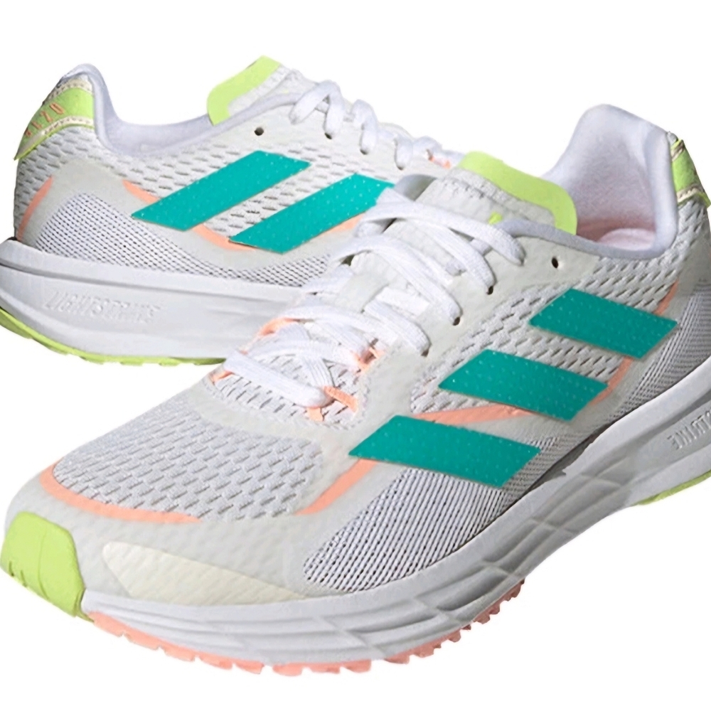 Adidas Adizero White Mint Rush 9